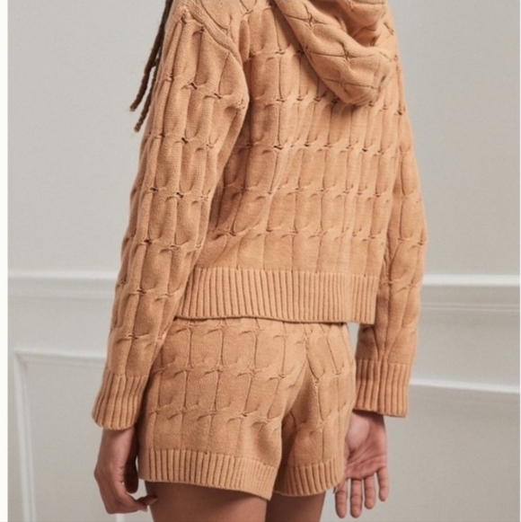 Anthropologie Pants - Anthropologie Saturday Sunday Ellyn Cable Knit Shorts Size Small